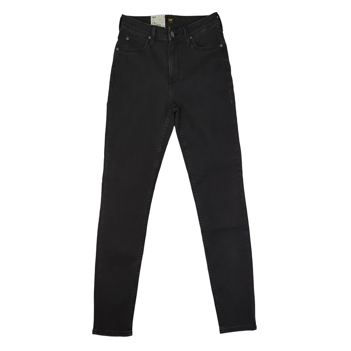 Lee Lee Scarlett High Skinny High Waist Jeans Black Women's 27/33 New With Tag JEANS RewearableUK