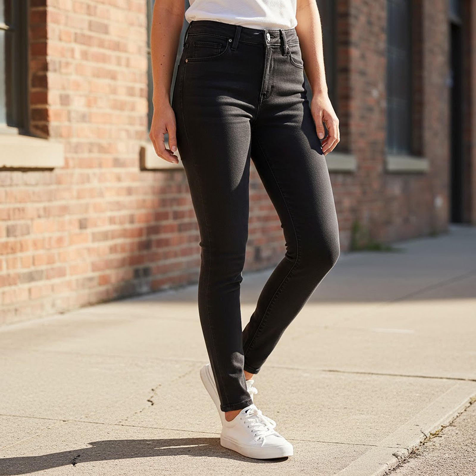 Lee Scarlett High Skinny High Waist Jeans Black Women's 27/33 New With Tag by Lee – JEANS | RewearableUK