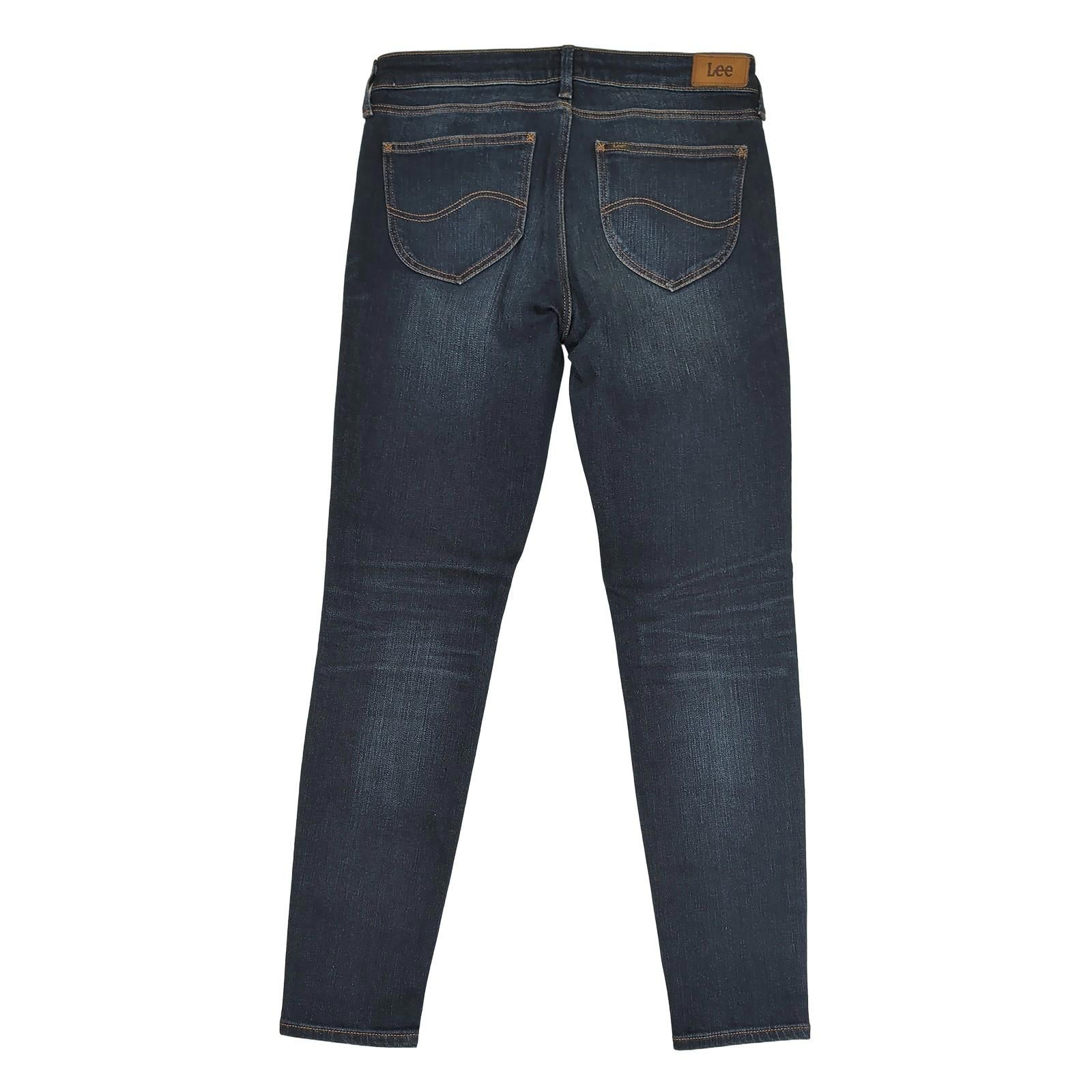 Lee Scarlett Skinny Jeans Womens W30 L31 Dark Blue Stretch Deluxe Denim Pants by Lee – | RewearableUK