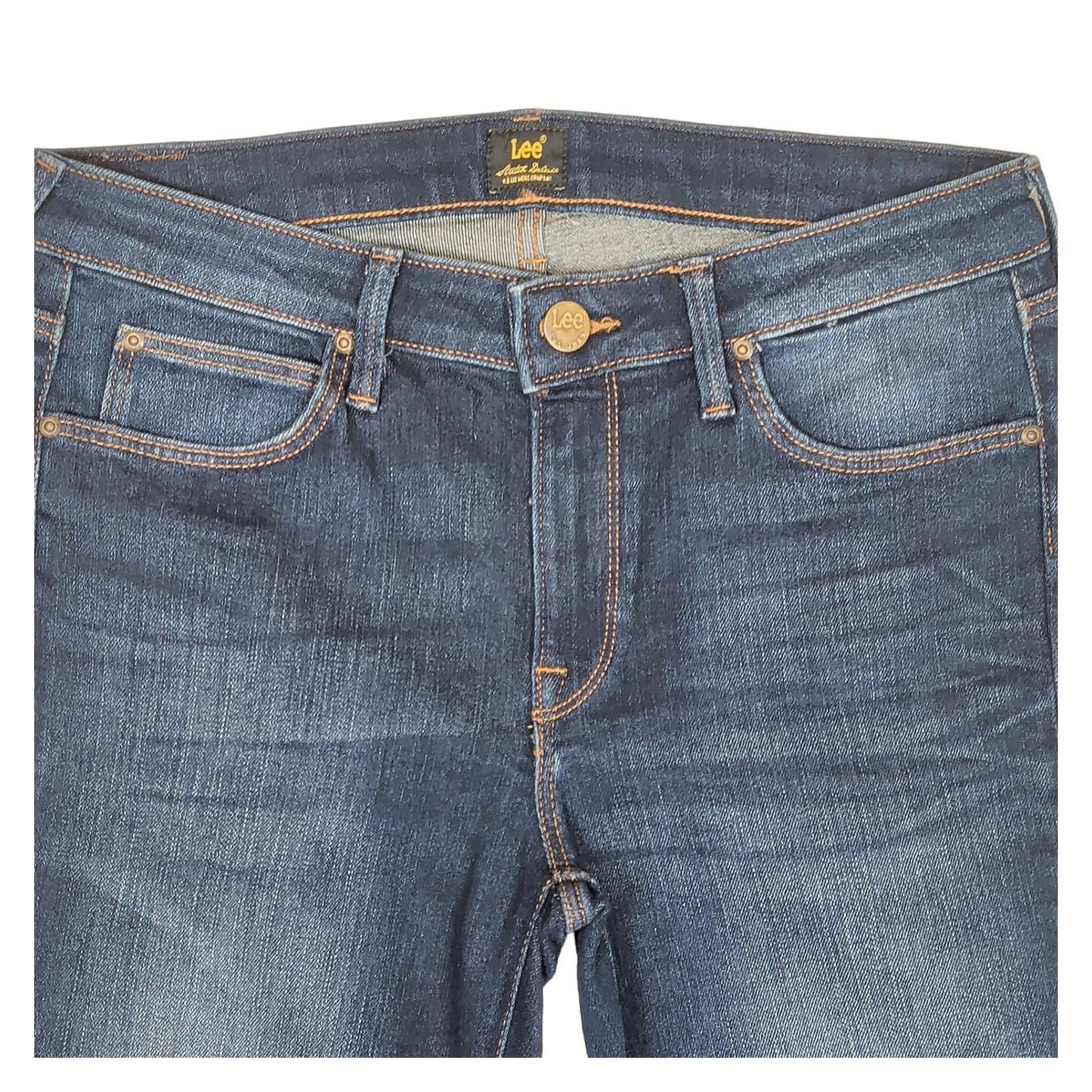 Lee Scarlett Skinny Jeans Womens W30 L31 Dark Blue Stretch Deluxe Denim Pants by Lee – | RewearableUK
