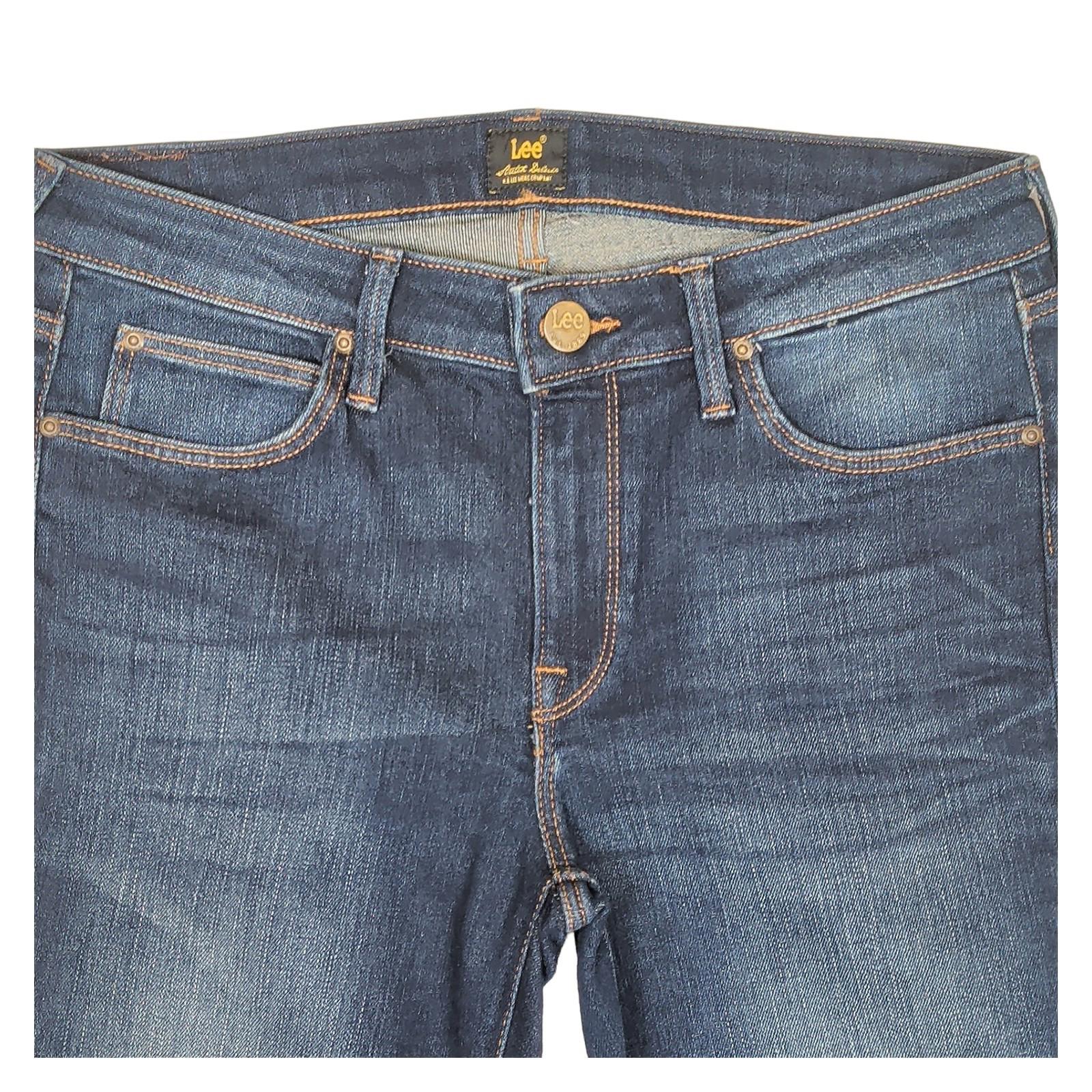 Lee Scarlett Skinny Jeans Womens W30 L31 Dark Blue Stretch Deluxe Denim Pants by Lee – | RewearableUK