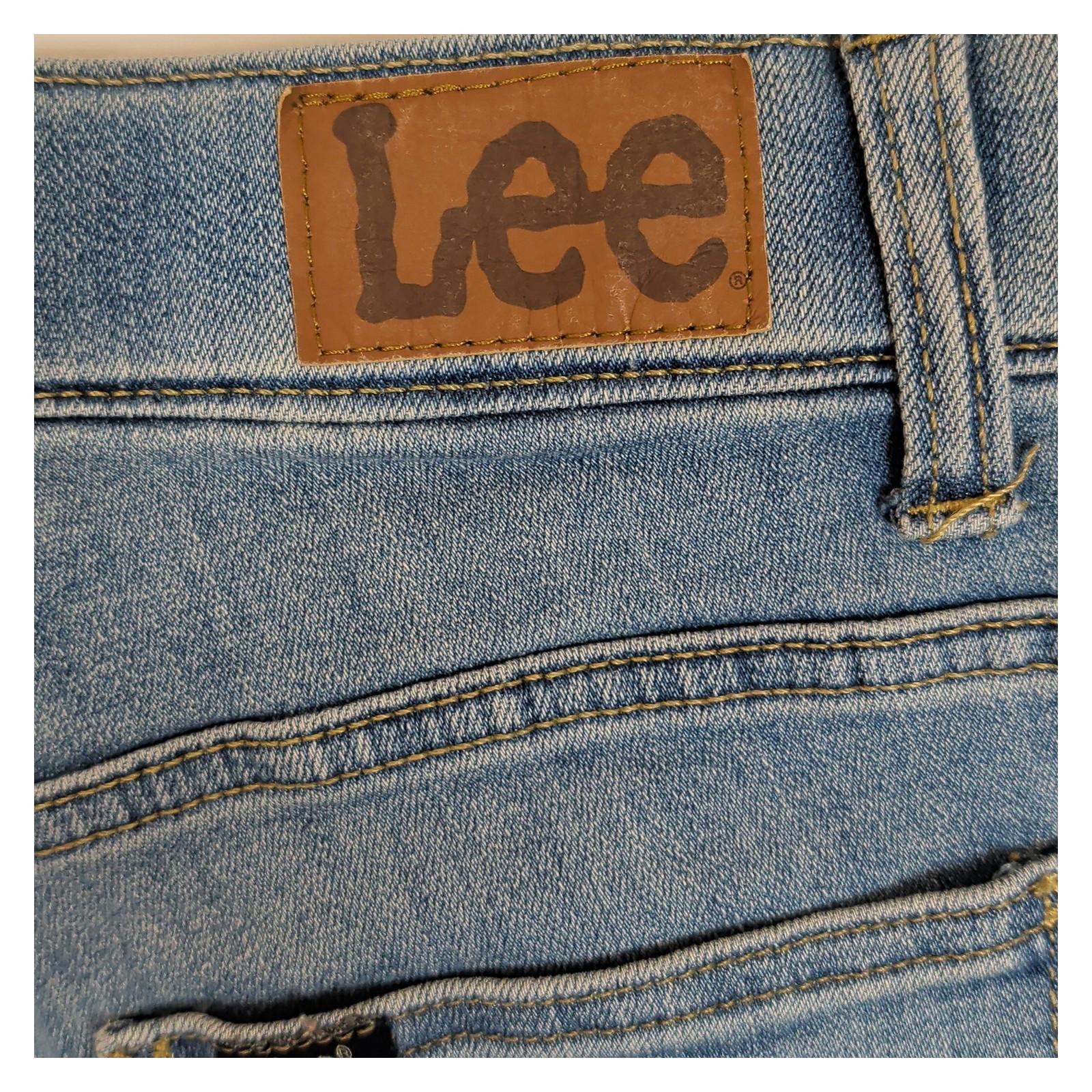 lee womens w28 l31 light blue comfort skinny high rise denim jeans trousers by Lee – JEANS | RewearableUK
