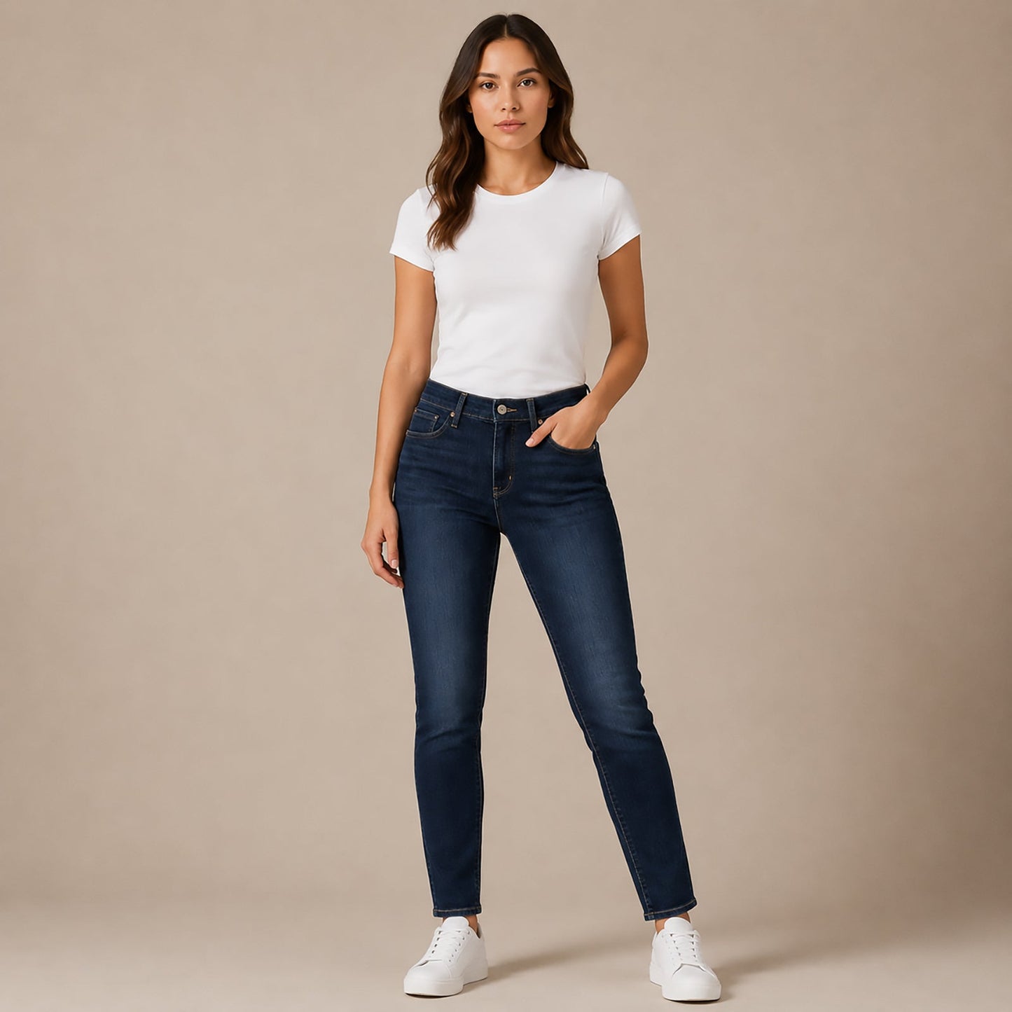Levi’s 311 Shaping Skinny Jeans W31 L32 Dark Blue Womens by Levi's – JEANS | RewearableUK