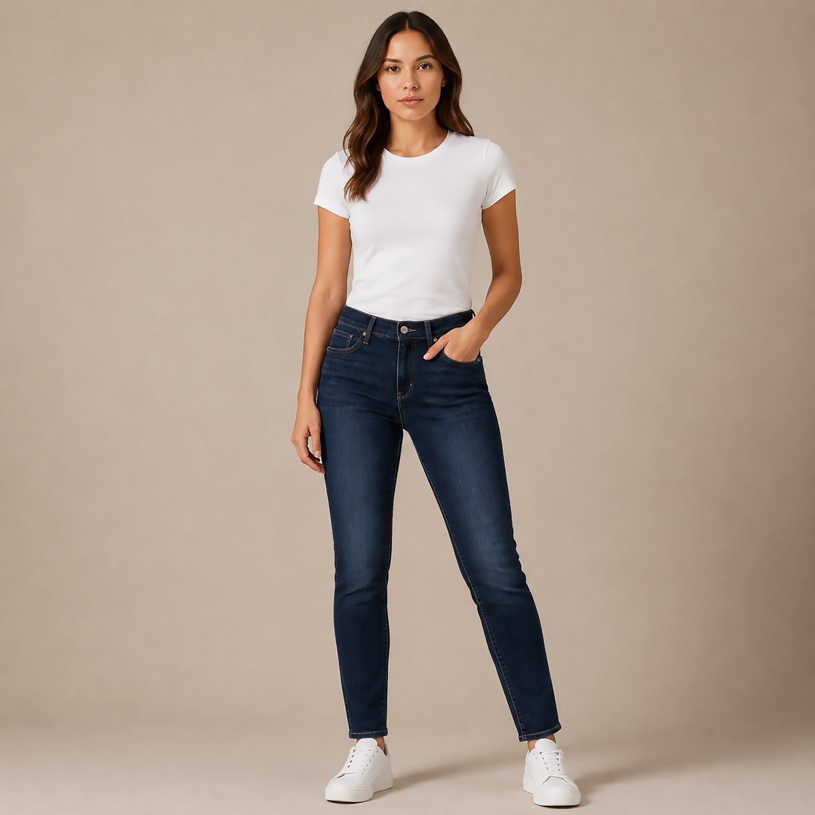 Levi’s 311 Shaping Skinny Jeans W31 L32 Dark Blue Womens by Levi's – JEANS | RewearableUK