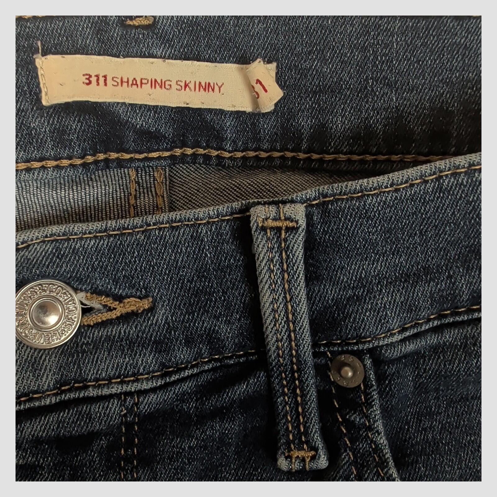 Levi's 311 Shaping Skinny Womens Blue Stretch Jeans W31 L30 Slim Fit by Levi's – JEANS | RewearableUK