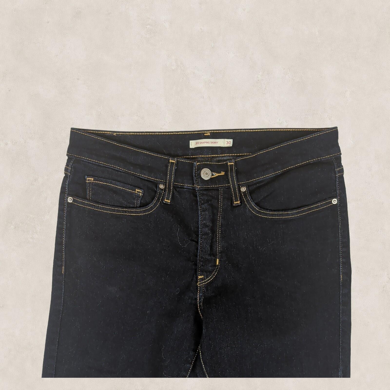 Levi's 311 Womens Black Shaping Skinny Jeans W30 L30 Stretch Denim by Levi's – | RewearableUK