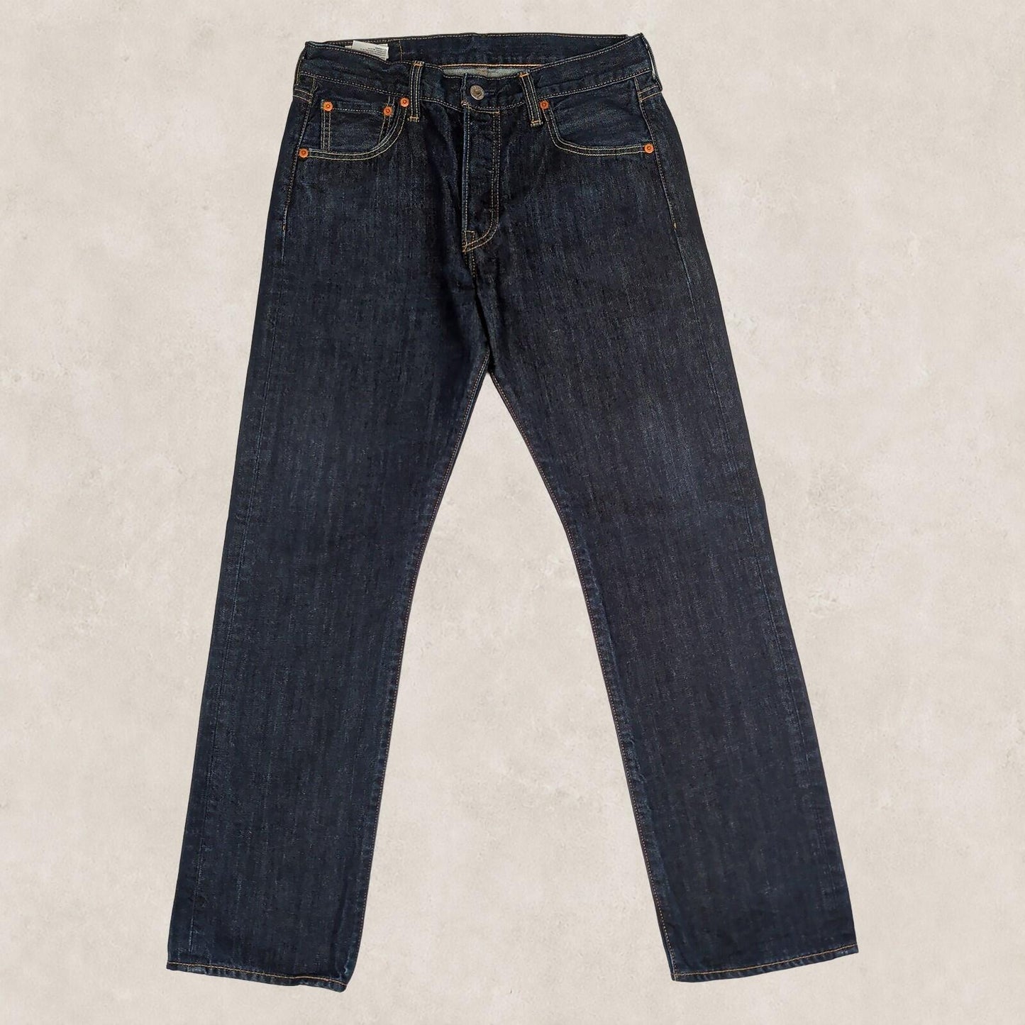 Levi's 501 Mens Jeans W30 L30 Dark Blue Straight Fit Denim by Levi's – JEANS | RewearableUK