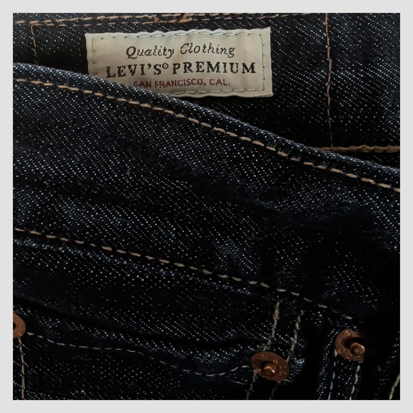 Levi's 501 Mens Jeans W30 L30 Dark Blue Straight Fit Denim by Levi's – JEANS | RewearableUK