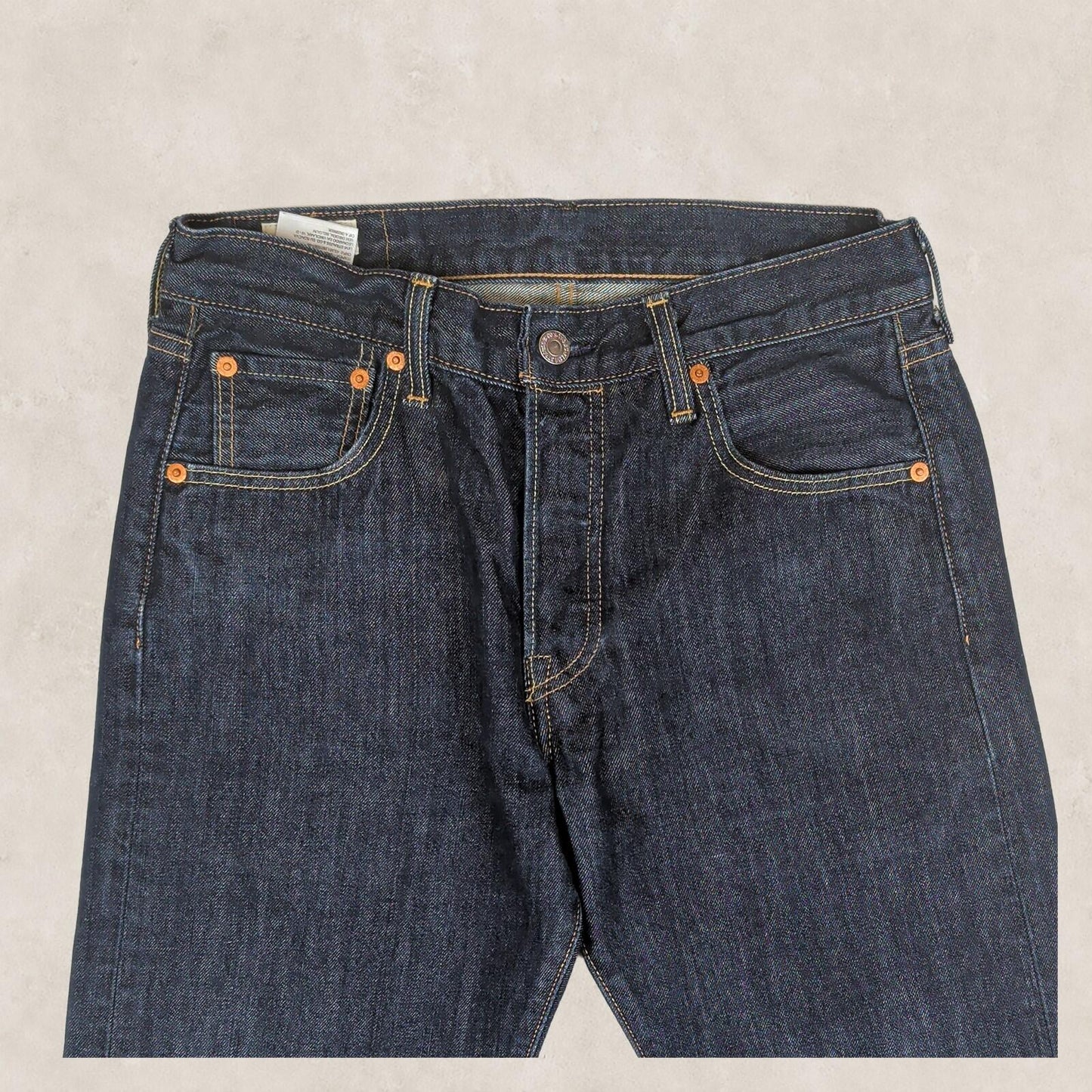 Levi's 501 Mens Jeans W30 L30 Dark Blue Straight Fit Denim by Levi's – JEANS | RewearableUK
