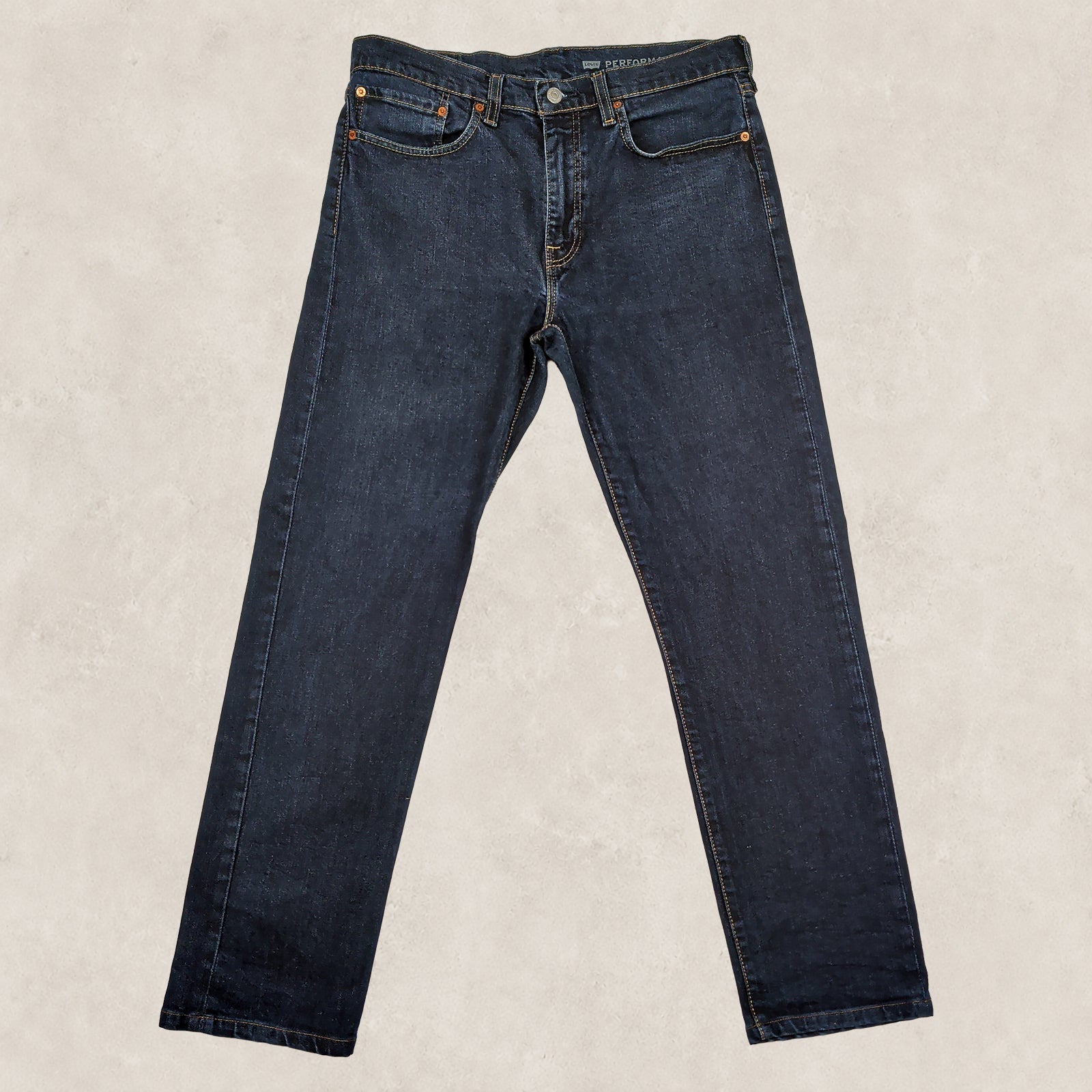 Levi’s 502 Performance Regular Taper Jeans W34 L34 Blue by Levi's – JEANS | RewearableUK