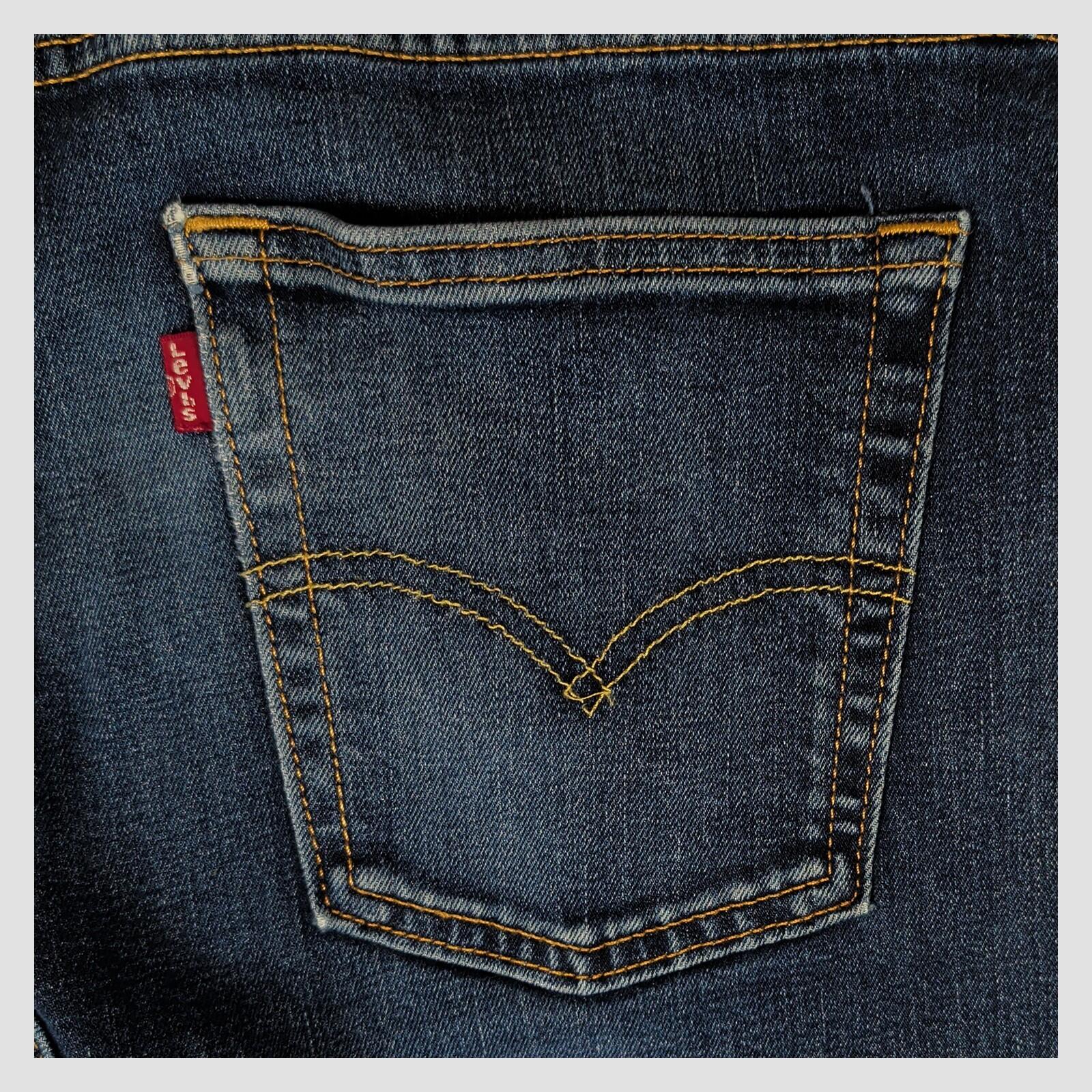 Levi's 510 Mens Blue Skinny Jeans W32 L34 Dark Wash Stretch Denim by Levi's – | RewearableUK