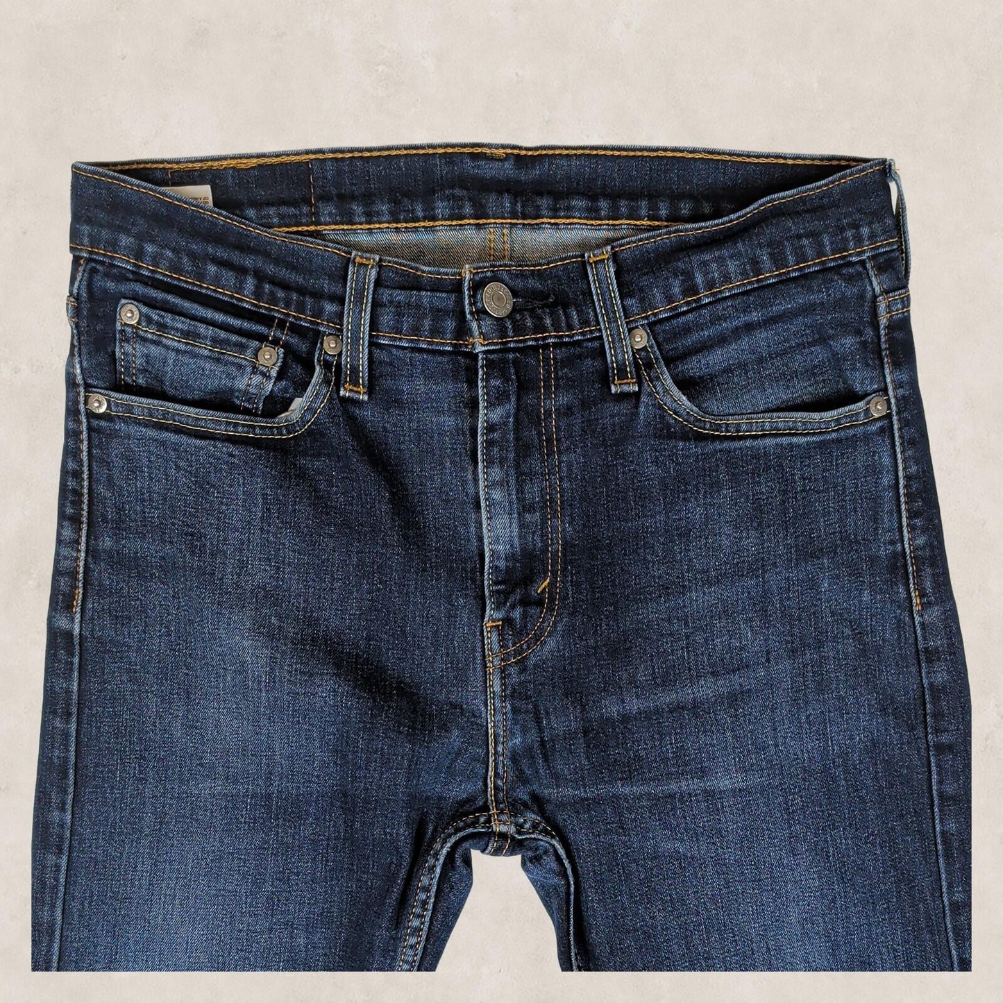 Levi's 510 Mens Blue Skinny Jeans W32 L34 Dark Wash Stretch Denim by Levi's – | RewearableUK