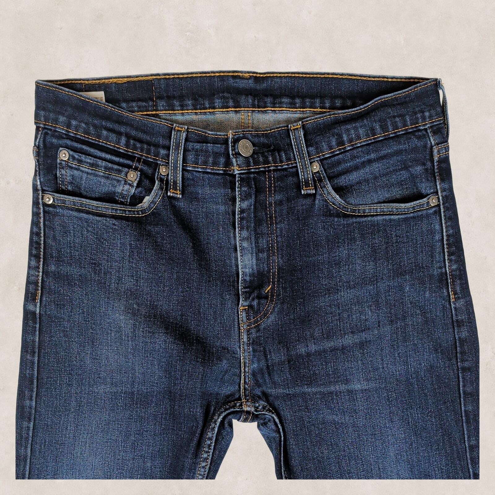 Levi's 510 Mens Blue Skinny Jeans W32 L34 Dark Wash Stretch Denim by Levi's – | RewearableUK