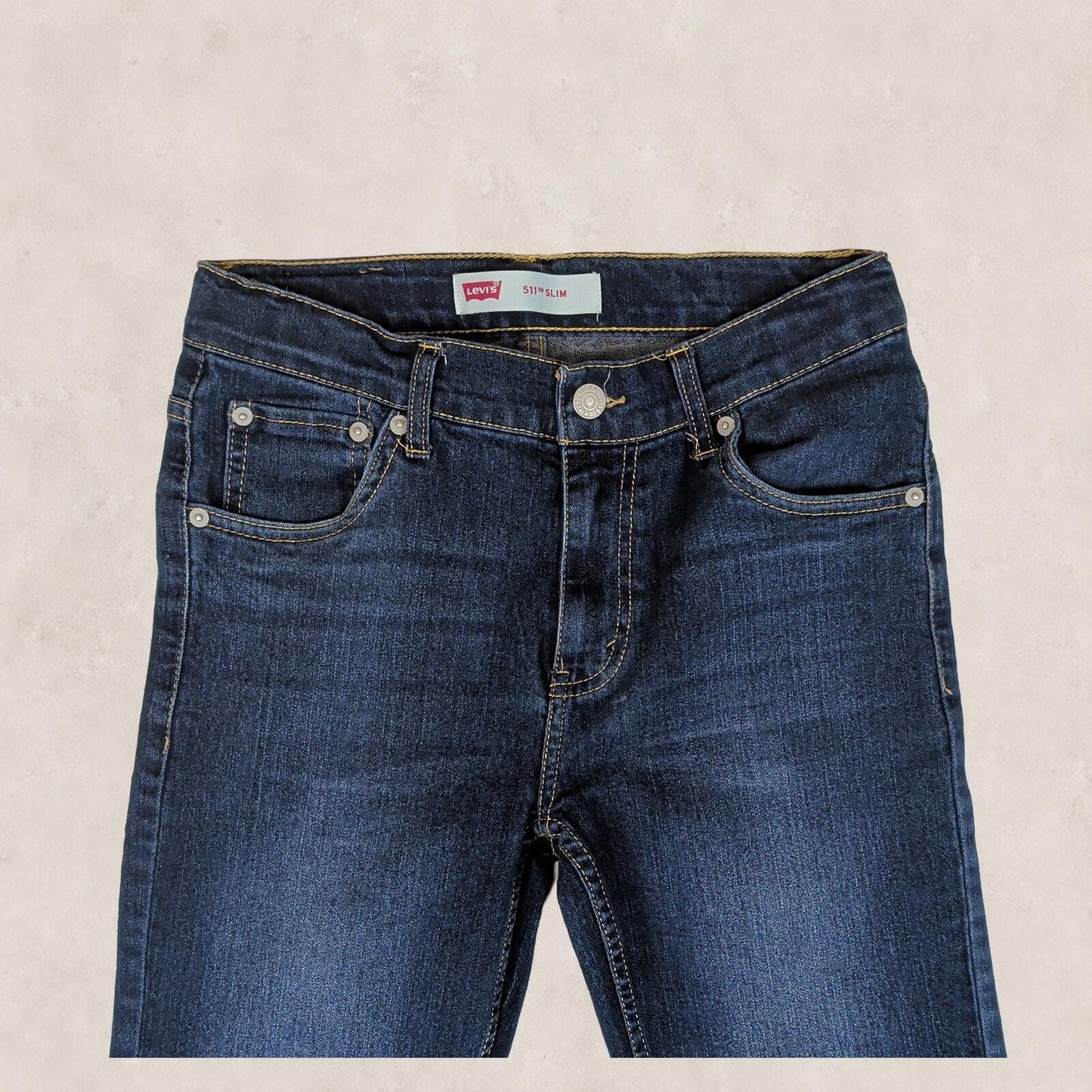 Levi’s 511 Slim Boys Blue Stretch Jeans Age 16A 176cm Slim Fit by Levi's – | RewearableUK