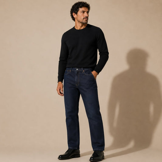 Levi’s 514 Straight Fit Jeans W40 L32 Dark Blue Mens by Levi's – JEANS | RewearableUK