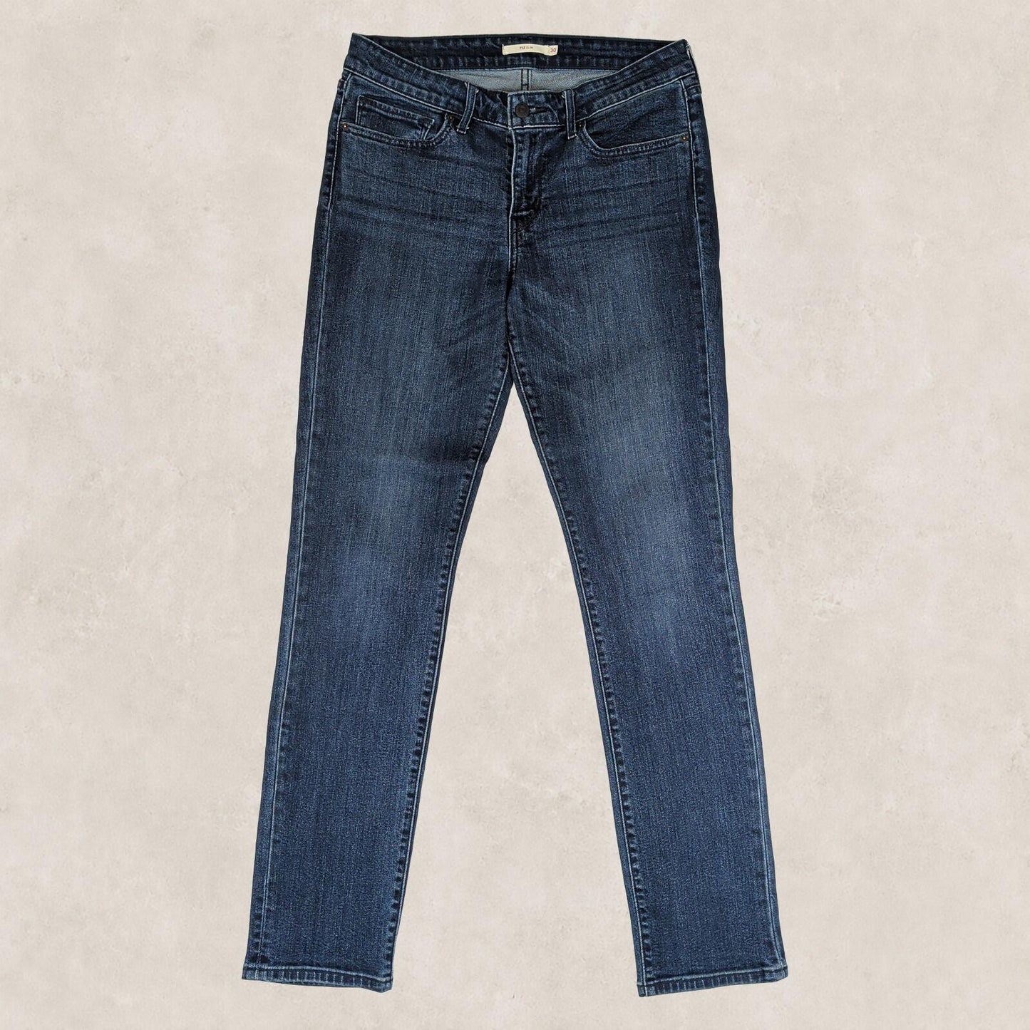 Levi’s 712 Womens Slim Jeans W30 L32 Dark Blue Stretch Denim by Levi's – | RewearableUK