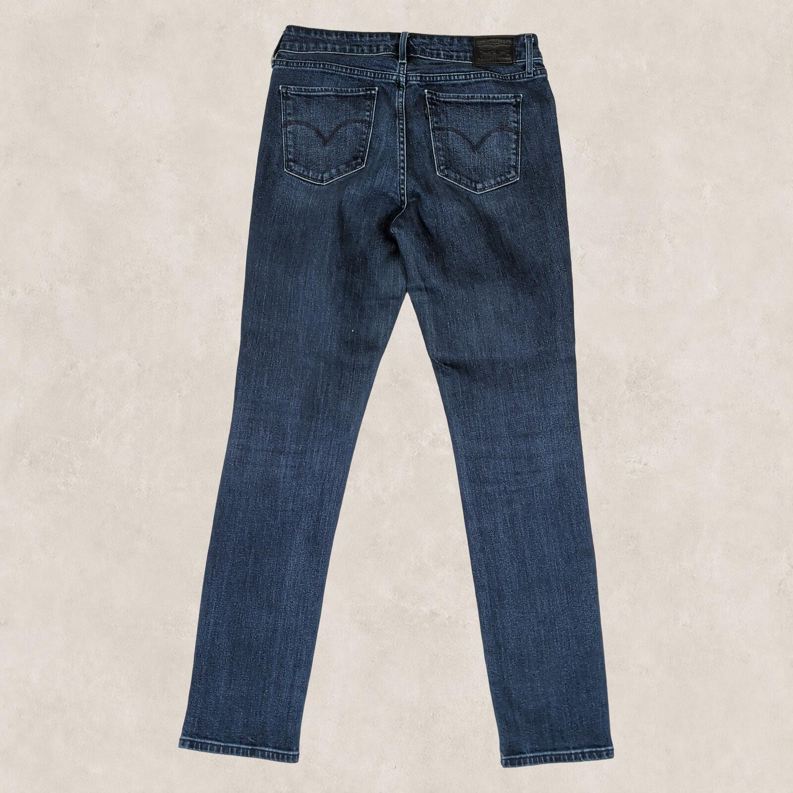 Levi’s 712 Womens Slim Jeans W30 L32 Dark Blue Stretch Denim by Levi's – | RewearableUK