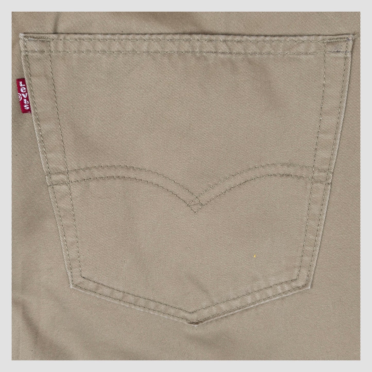 Levis 751 standard straight fit mens trousers pants khaki beige size w 38 l 32 by Levi's – | RewearableUK