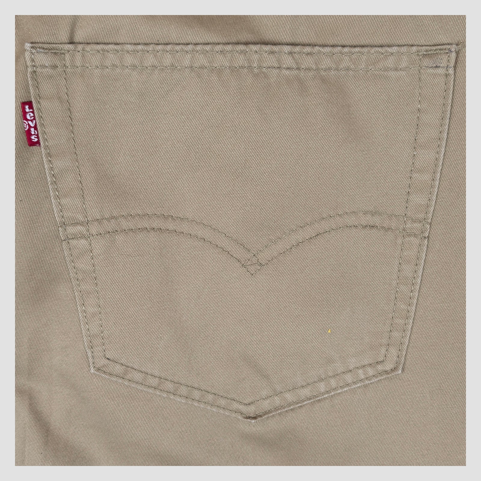 Levis 751 standard straight fit mens trousers pants khaki beige size w 38 l 32 by Levi's – | RewearableUK