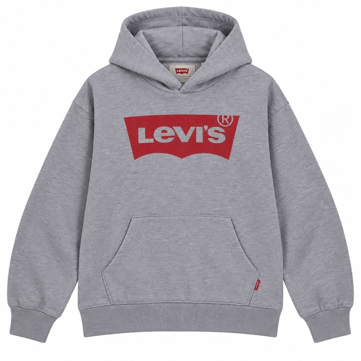Levi's Boys Hoodie Large Grey Graphic Cotton Polyester Blend – product photo 1 | RewearableUK