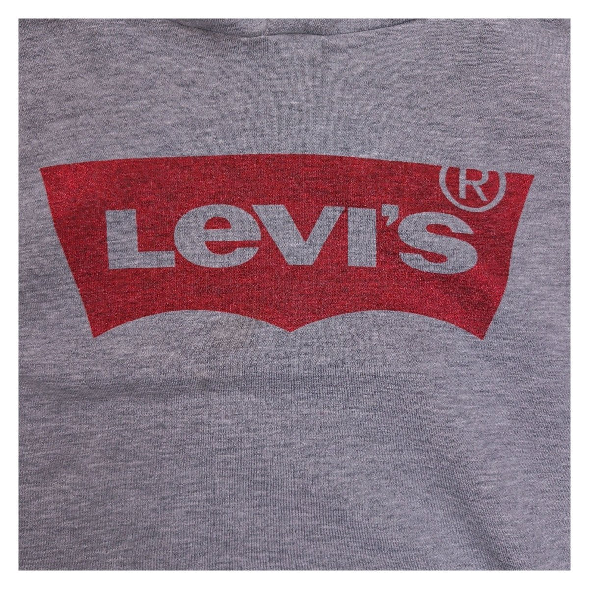 Levi's Boys Hoodie Large Grey Graphic Cotton Polyester Blend – product photo 3 | RewearableUK