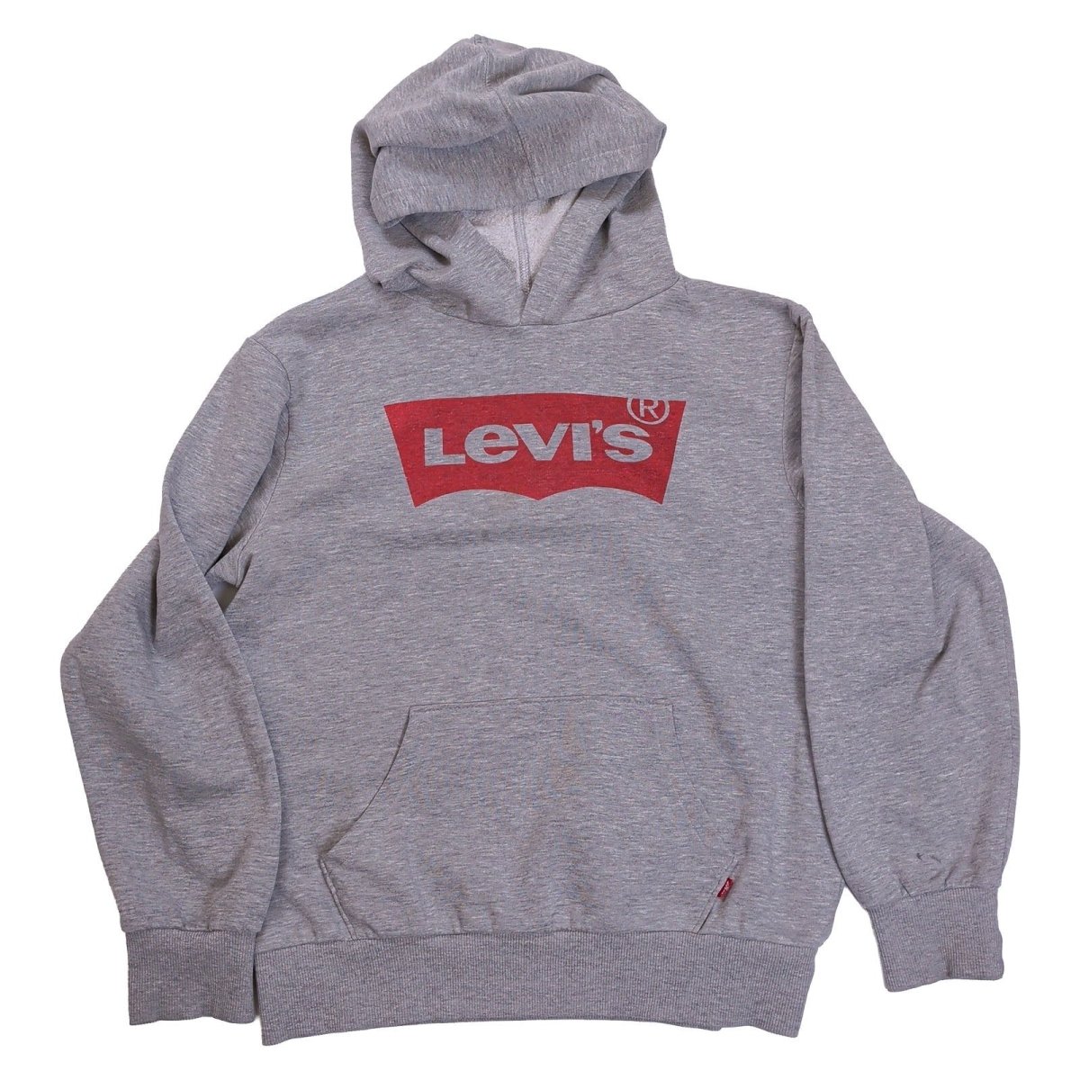 Levi's Boys Hoodie Large Grey Graphic Cotton Polyester Blend – product photo 2 | RewearableUK