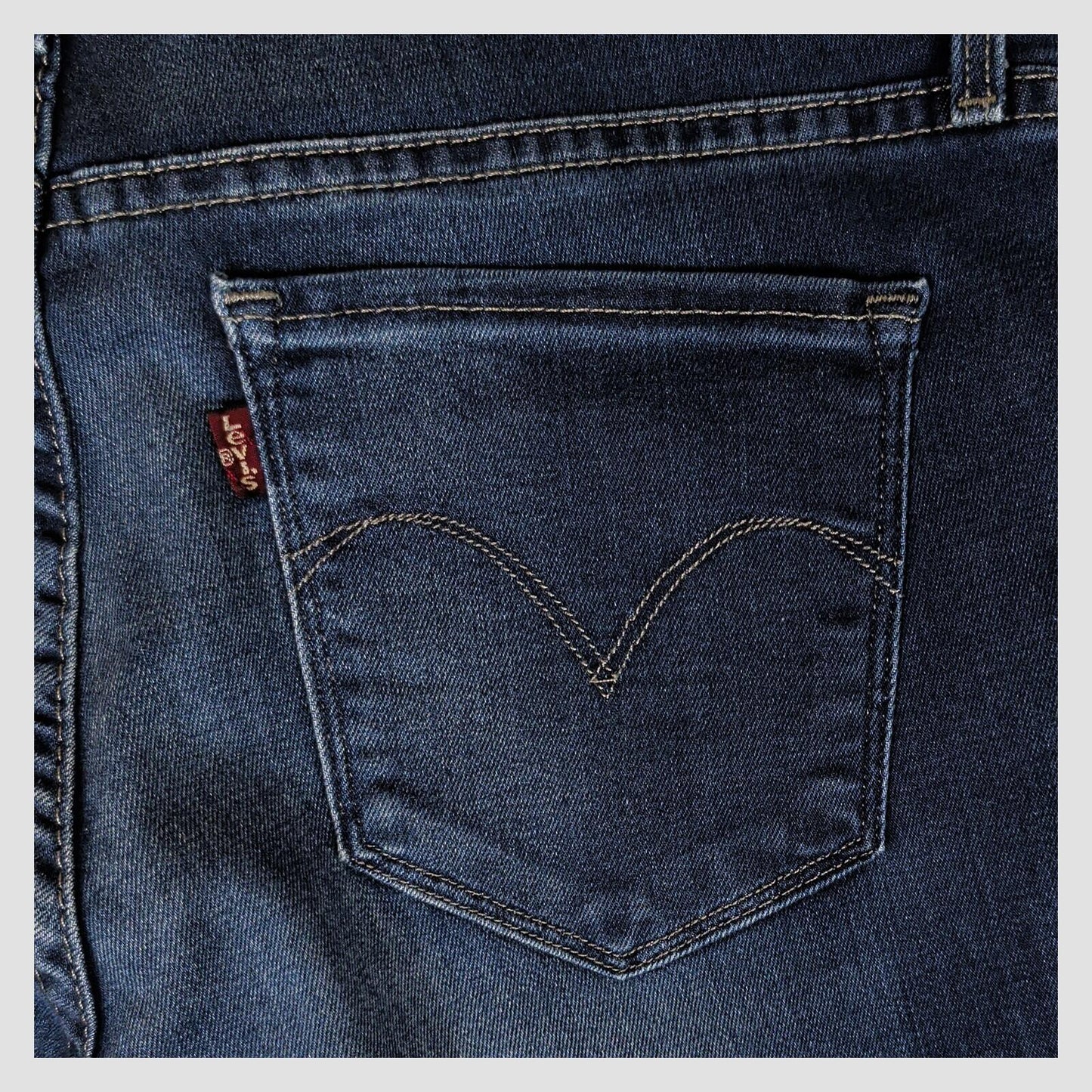 Levis Demi Curve Womens Dark Blue Mid Rise Bootcut Jeans W28 L32 by Levi's – | RewearableUK