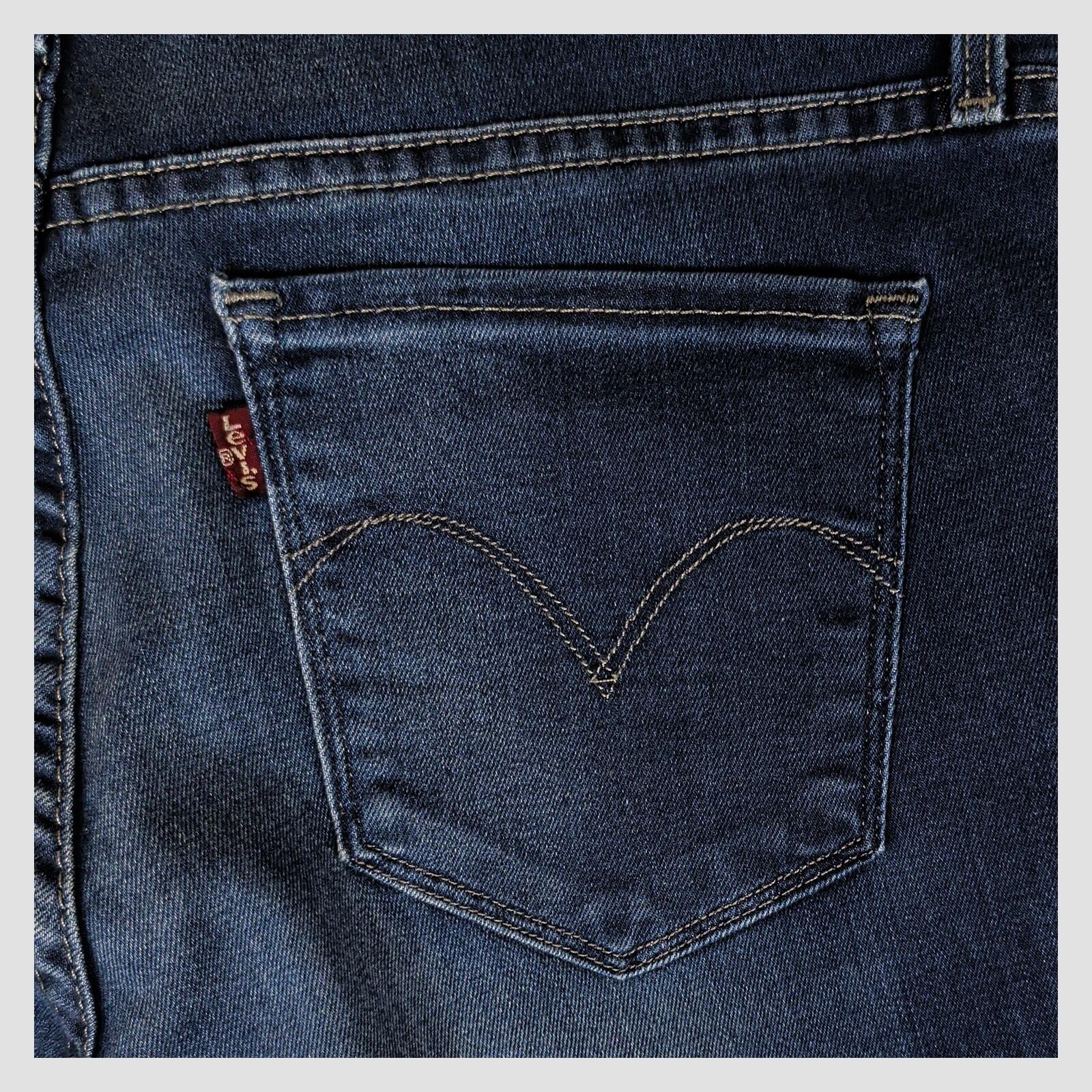 Levis Demi Curve Womens Dark Blue Mid Rise Bootcut Jeans W28 L32 by Levi's – | RewearableUK