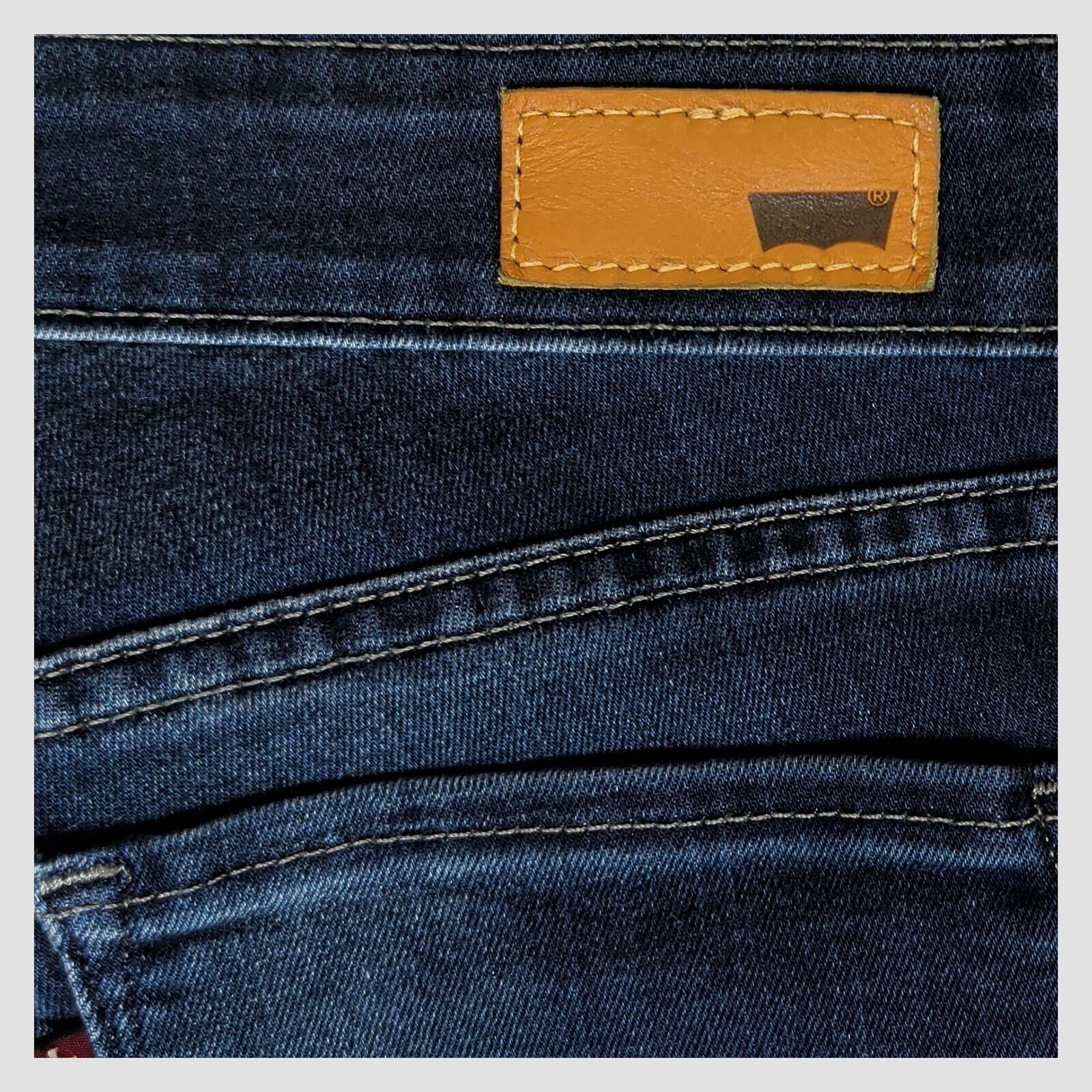 Levis Demi Curve Womens Dark Blue Mid Rise Bootcut Jeans W28 L32 by Levi's – | RewearableUK