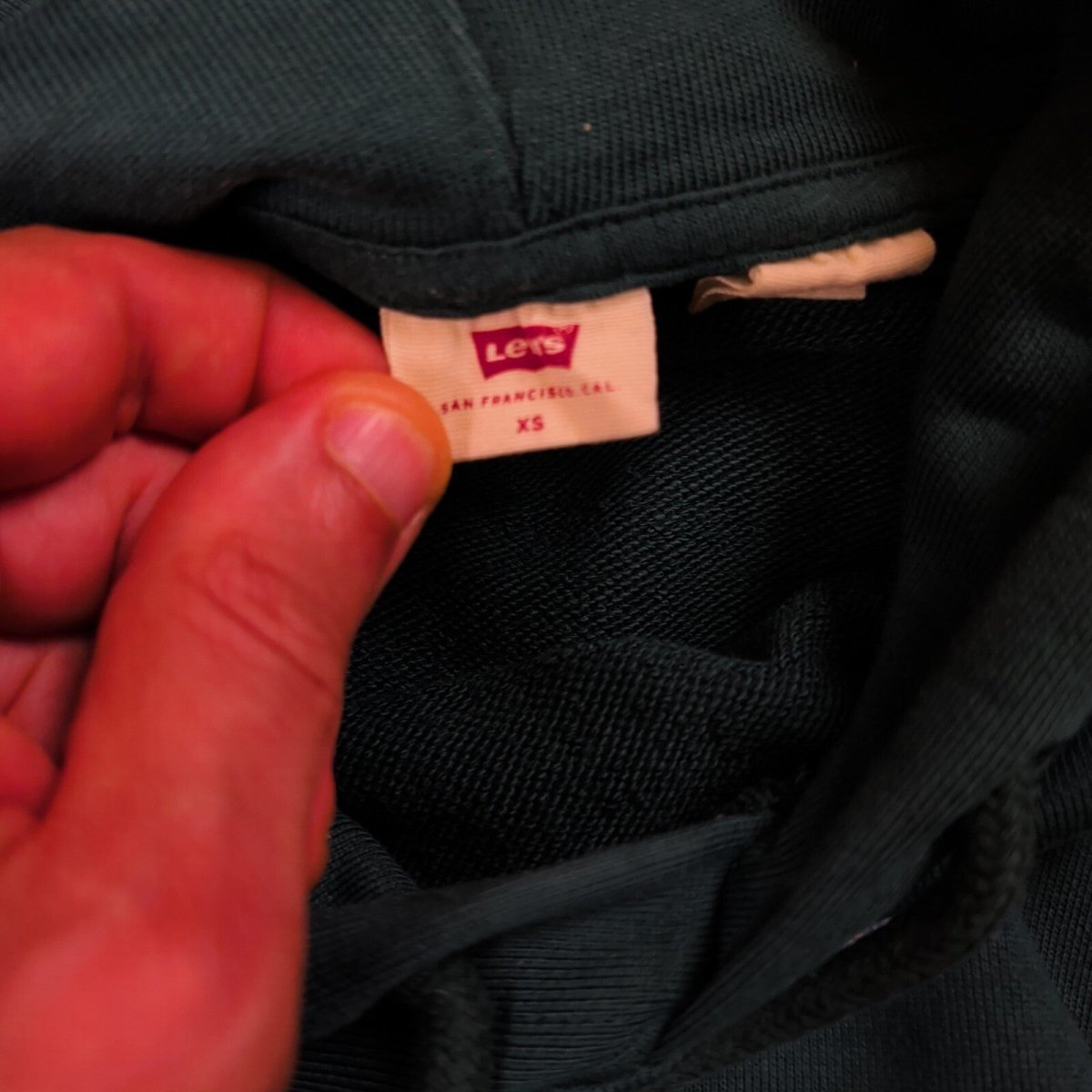 Levi's Men's Graphic Hoodie XS Dark Green – product photo 6 | RewearableUK