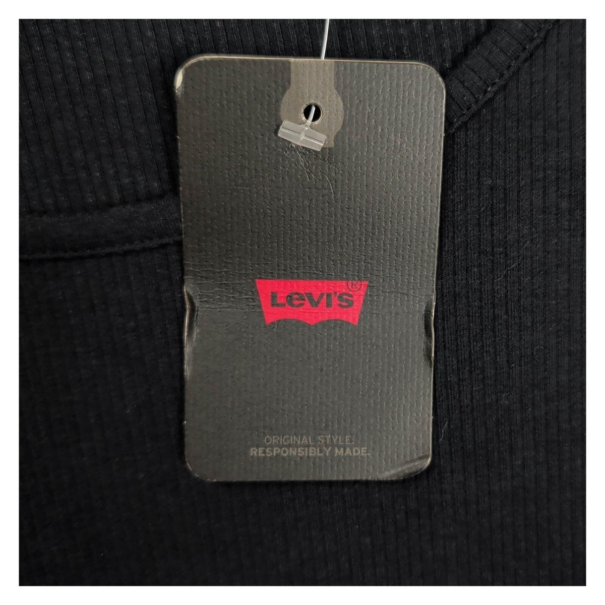 Levi's Jude Ribbed Bodysuit XS UK 6-8 Black New With Tags – product photo 2 | RewearableUK