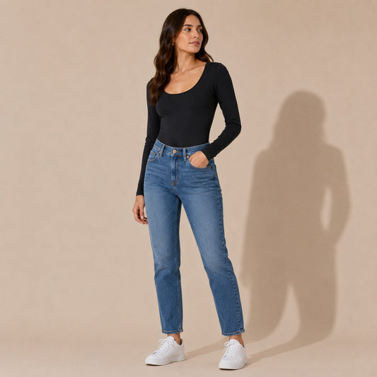 Levi's Jude Ribbed Bodysuit XS UK 6-8 Black New With Tags – Top product photo 1 | RewearableUK