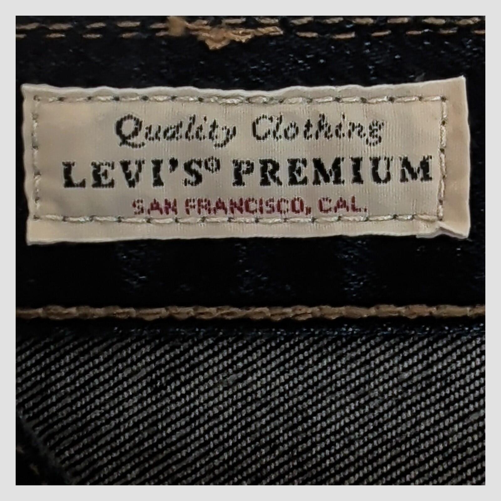 Levi's Premium 501 Mens Jeans W38 L30 Dark Blue Straight Denim by Levi's – JEANS | RewearableUK