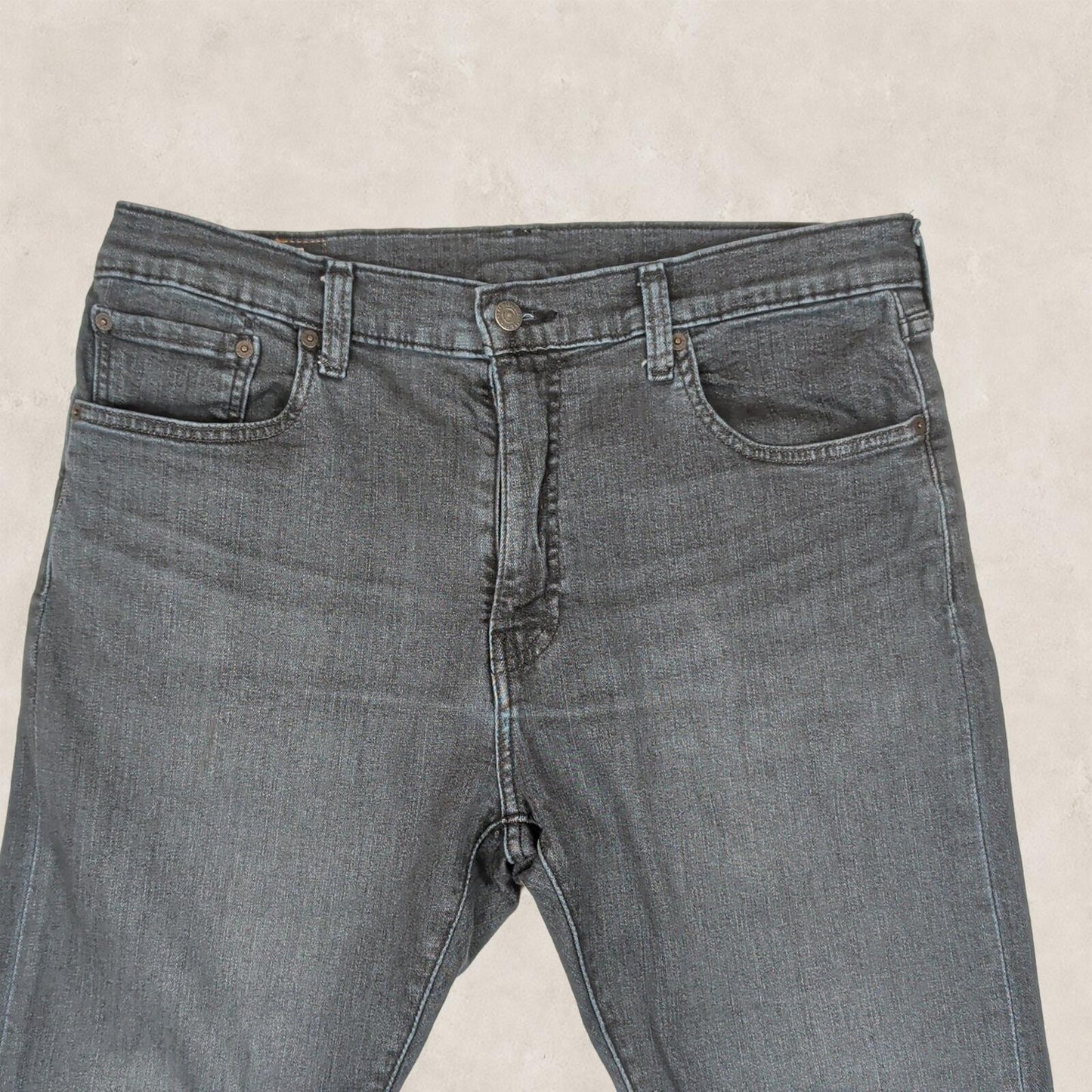 Levi’s Premium 512 Mens Grey Stretch Jeans W36 L32 Slim Taper by Levi's – | RewearableUK