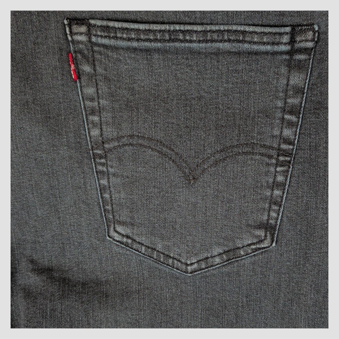 Levi’s Premium 512 Mens Grey Stretch Jeans W36 L32 Slim Taper by Levi's – | RewearableUK