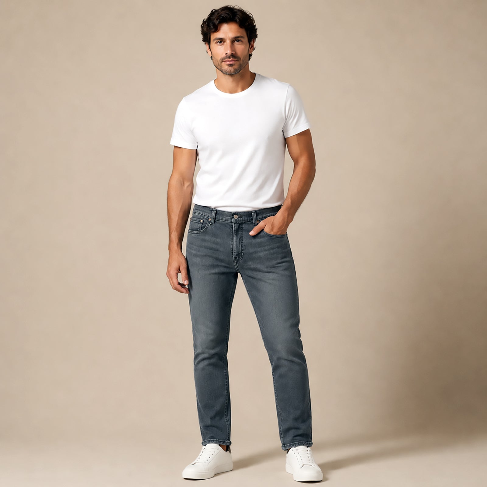 Levi’s Premium 512 Slim Taper Jeans W36 L32 Grey Mens by Levi's – JEANS | RewearableUK