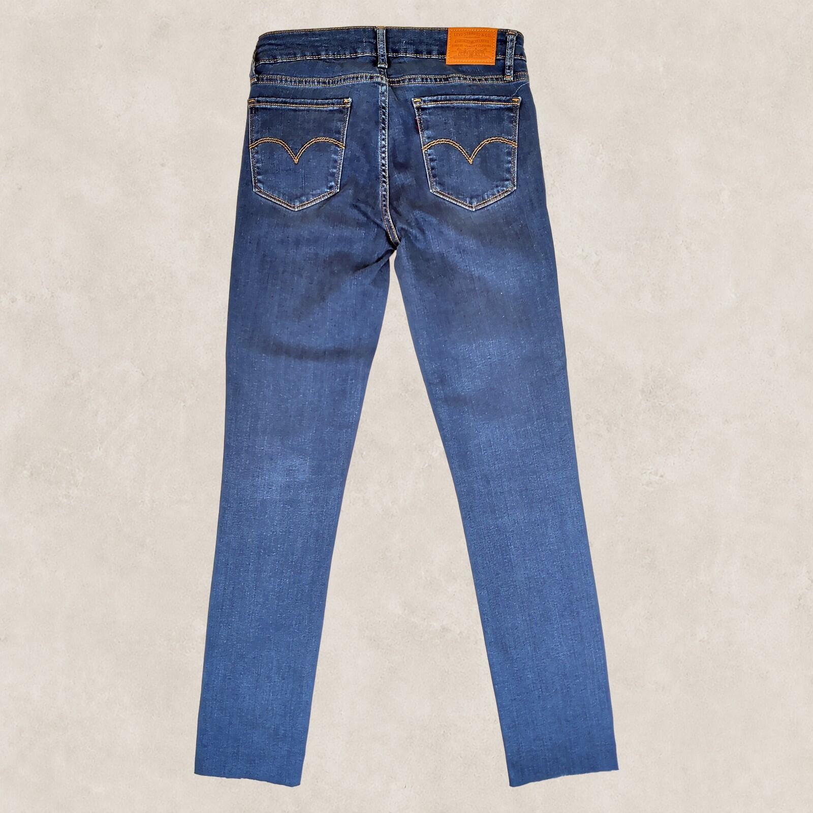Levi's Premium 711 Skinny Womens Jeans W27 L32 Blue Stretch Denim by Levi's – JEANS | RewearableUK