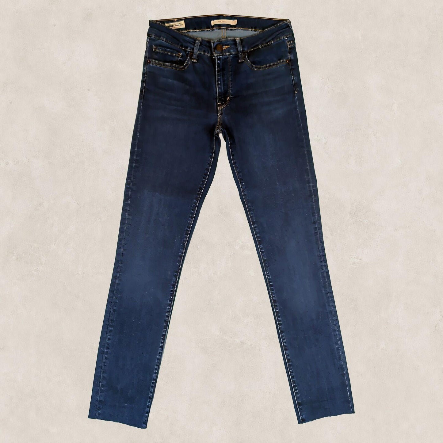 Levi's Premium 711 Skinny Womens Jeans W27 L32 Blue Stretch Denim by Levi's – JEANS | RewearableUK
