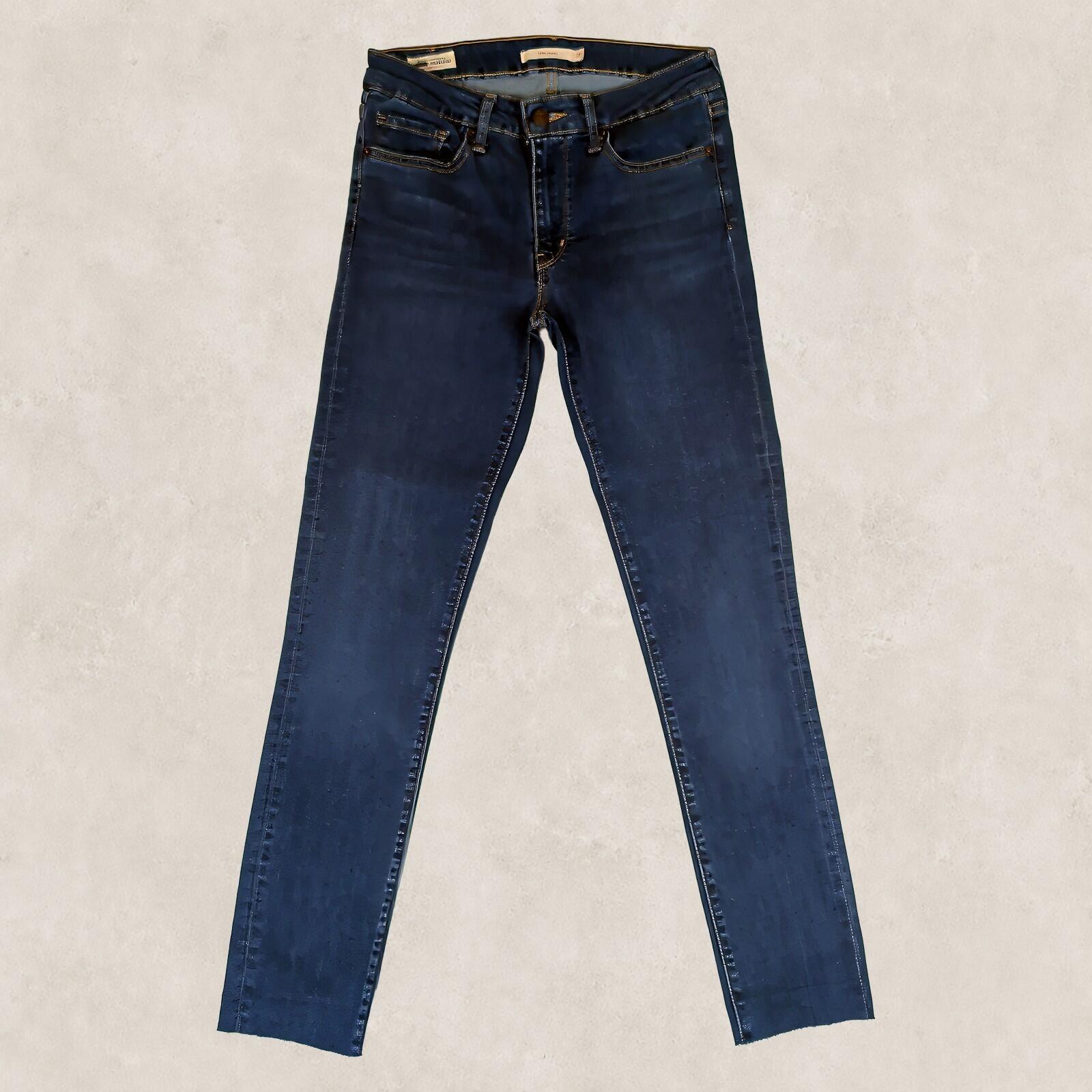 Levi's Premium 711 Skinny Womens Jeans W27 L32 Blue Stretch Denim by Levi's – JEANS | RewearableUK