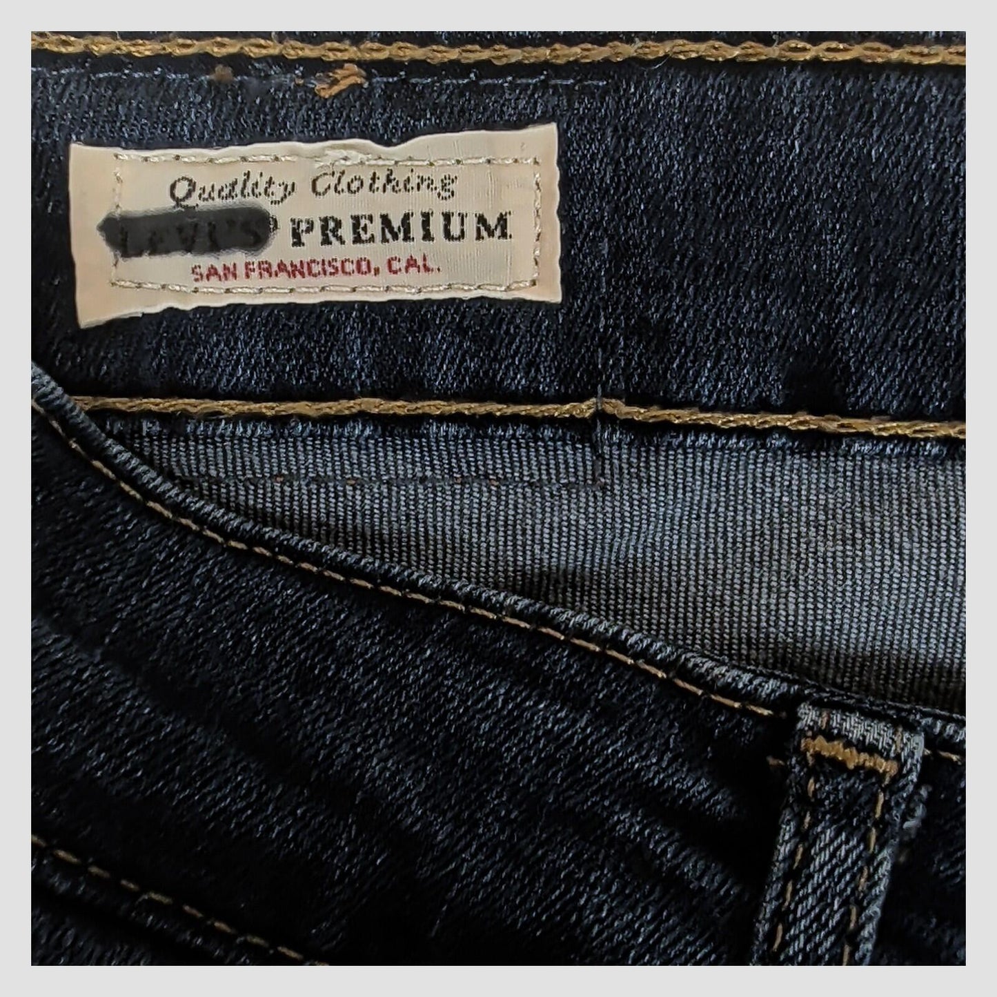 Levi's Premium 711 Skinny Womens Jeans W27 L32 Blue Stretch Denim by Levi's – JEANS | RewearableUK