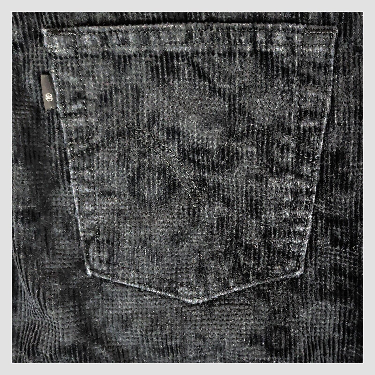 levi's premium womens black floral corduroy ribcage straight ankle pants w28 l29 by Levi's – | RewearableUK