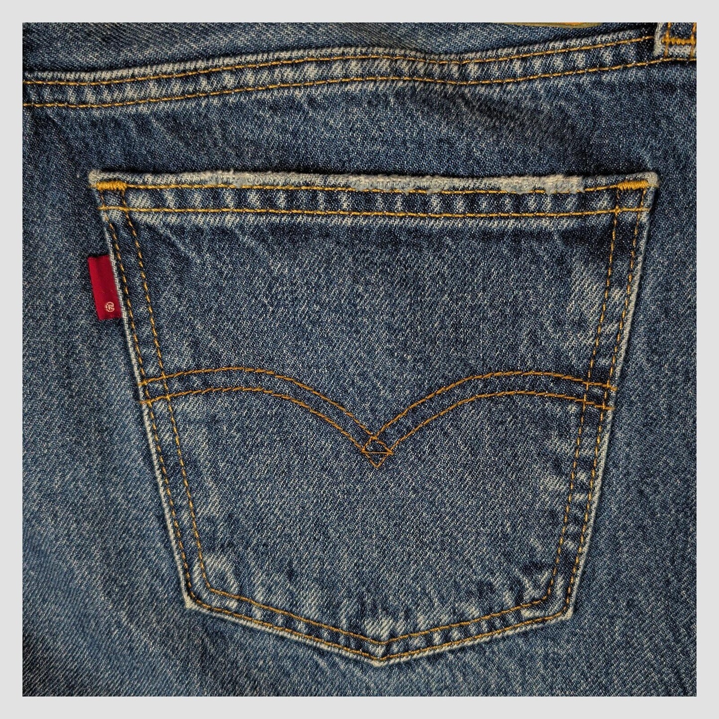 levi's premium womens blue middy straight cotton casual denim jeans w27 l29 by Levi's – | RewearableUK