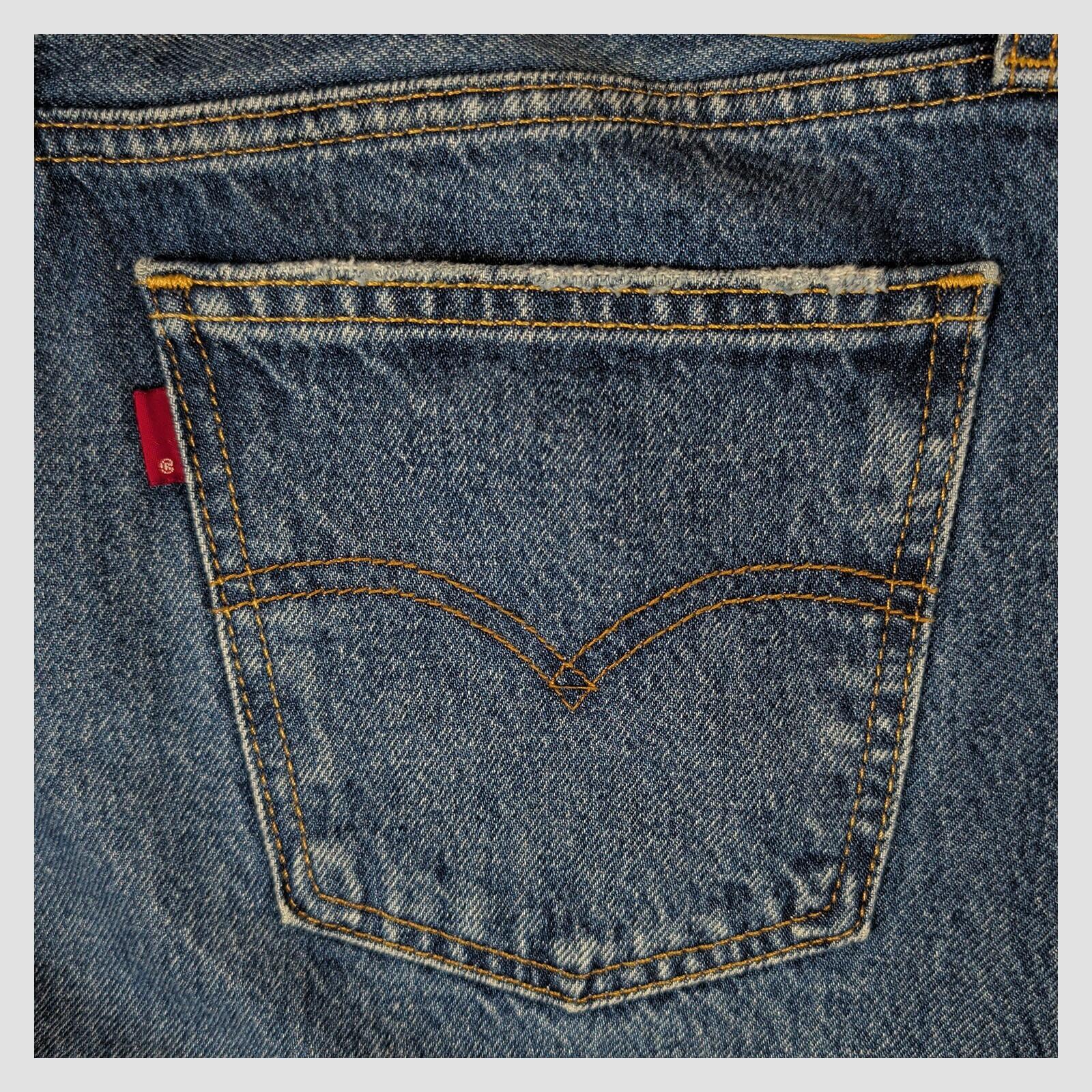 levi's premium womens blue middy straight cotton casual denim jeans w27 l29 by Levi's – | RewearableUK