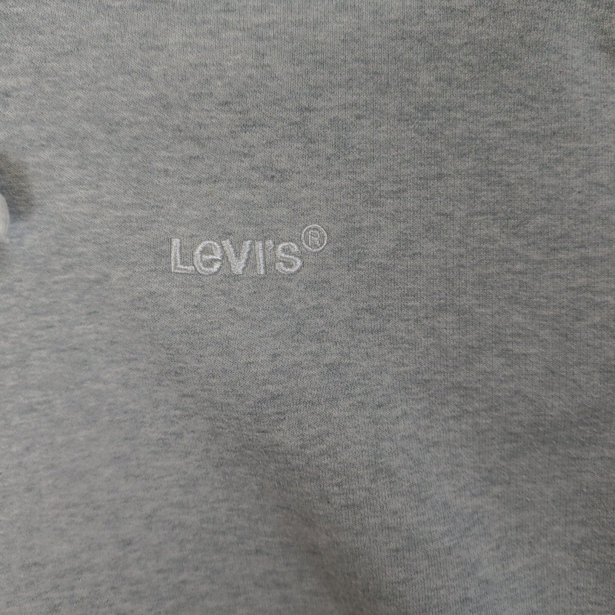 Levi's Men's Relaxed Embroidered Hoodie S Grey – product photo 4 | RewearableUK