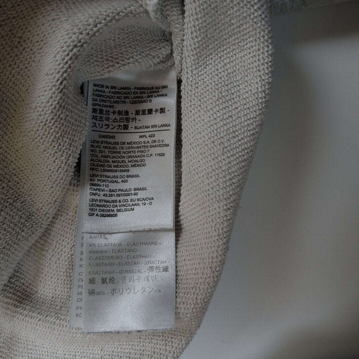 Levi's Men's Relaxed Embroidered Hoodie S Grey – product photo 6 | RewearableUK