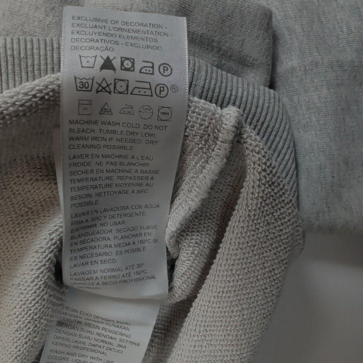 Levi's Men's Relaxed Embroidered Hoodie S Grey – product photo 7 | RewearableUK