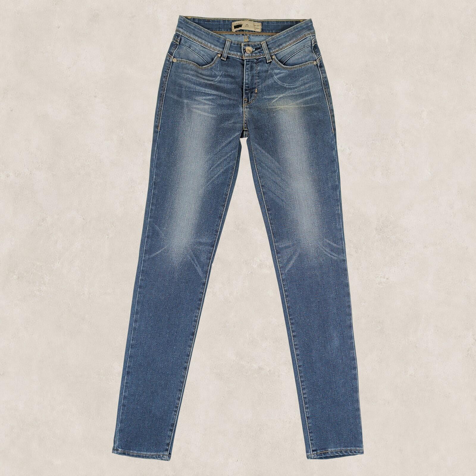 Levis Revel Demi Curve Skinny Womens Blue Stretch Jeans W25 l32 Slim Denim by Levi's – | RewearableUK