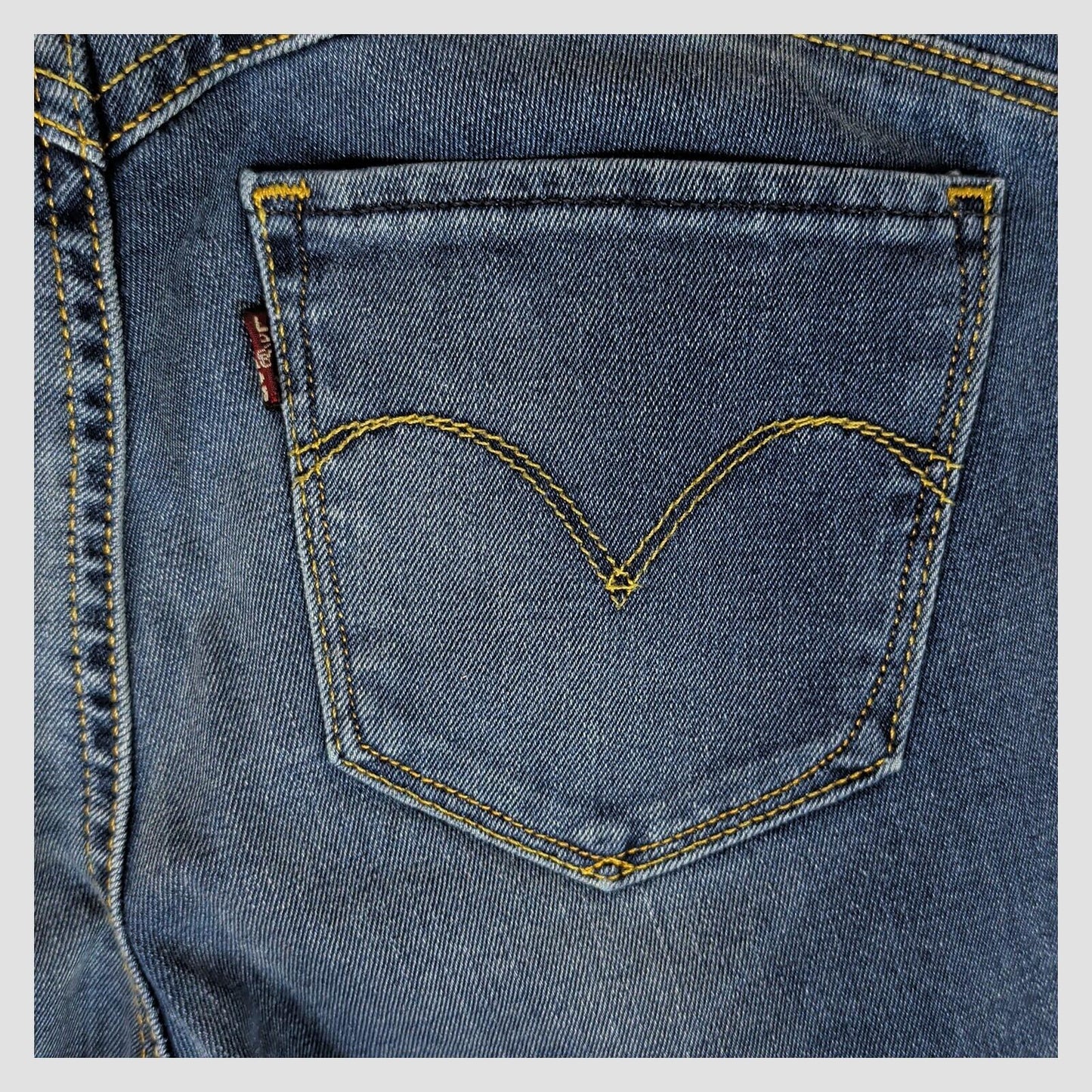 Levis Revel Demi Curve Skinny Womens Blue Stretch Jeans W25 l32 Slim Denim by Levi's – | RewearableUK