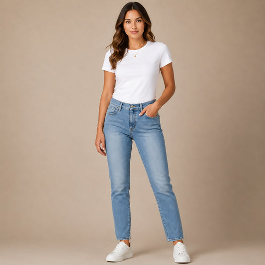 Levi’s Slimming Slim Jeans W31 L32 Blue Womens by Levi's – JEANS | RewearableUK