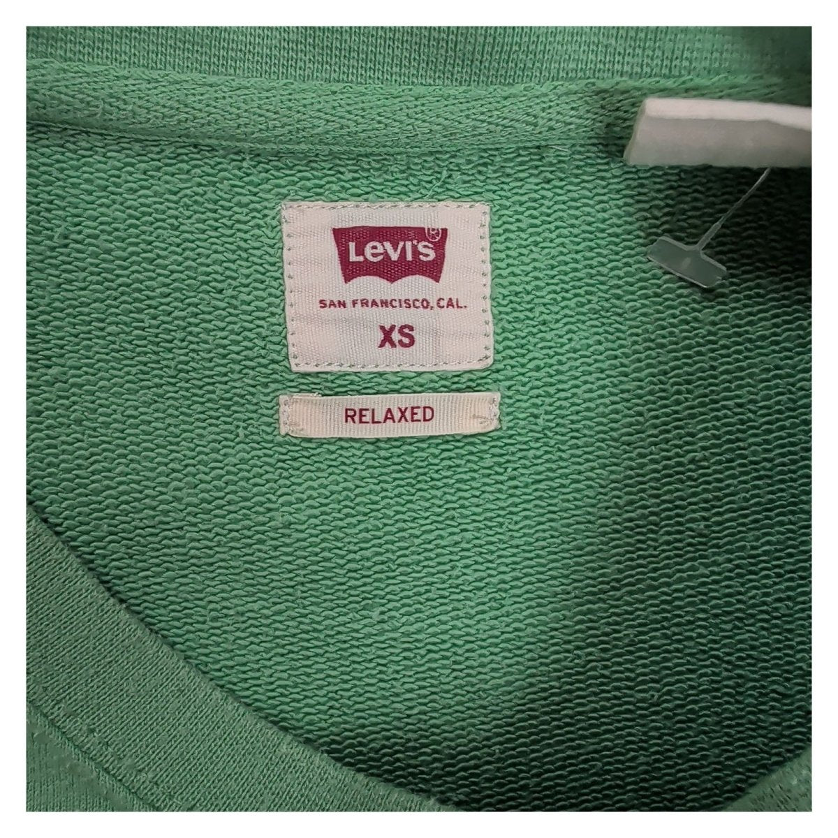 Levi's Unisex Adults Sweatshirt XS Green Logo Relaxed Fit – product photo 5 | RewearableUK